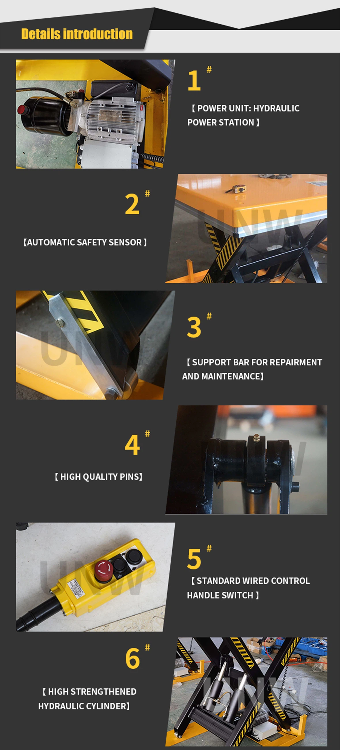 Material handling lift tables free sample